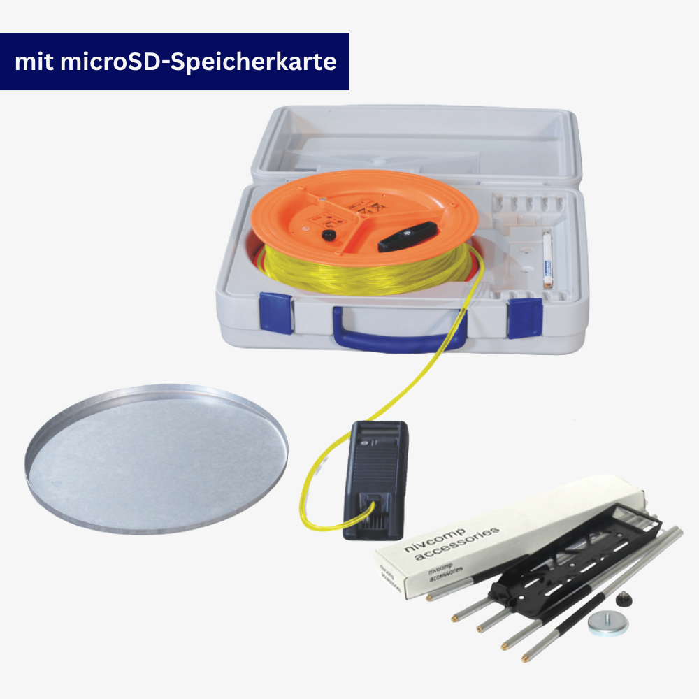 nivcomp Schlauchwaage mit microSD-Speicherkarte und H-Disk und H-Set
